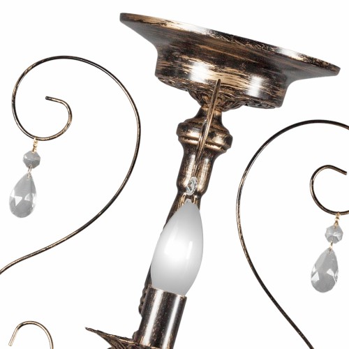 Люстра потолочная классичка с хрусталем 3 лампы S1013-3