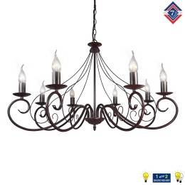 Люстра Петрасвет S1256-8, 8хЕ14 макс. 60Вт