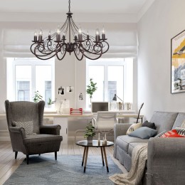 Люстра Петрасвет S1256-12, 12хЕ14 макс. 60Вт