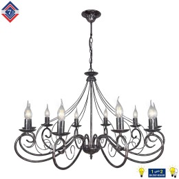 Люстра Петрасвет S1267-10, 10хЕ14 макс. 60Вт