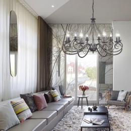 Люстра Петрасвет S1267-10, 10хЕ14 макс. 60Вт