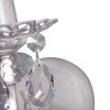 Хрустальная подвеска для люстры серебро