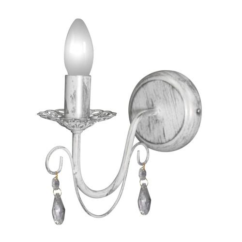 Бра с хрустальными подвесками интерьерная S1193-1