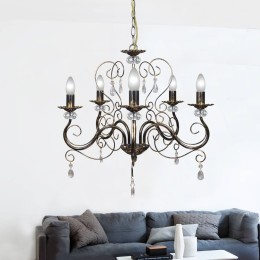 Люстра Петрасвет S1100-5, 5хЕ14 макс. 60Вт