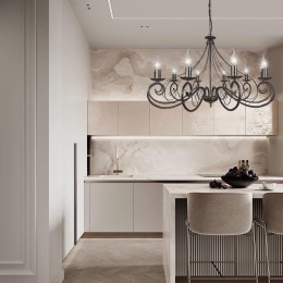 Люстра Петрасвет S1236-10, 10хЕ14 макс. 60Вт