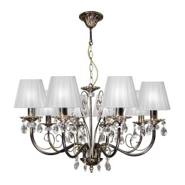 Люстра Петрасвет S1108-8, 8хЕ14 макс. 60Вт