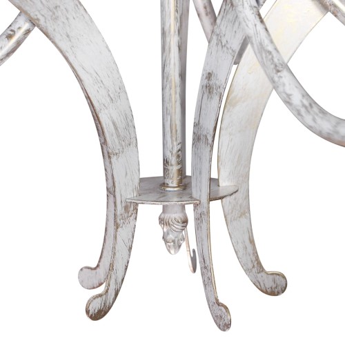 Люстра подвесная большая 5 плафонов белая S3147-5