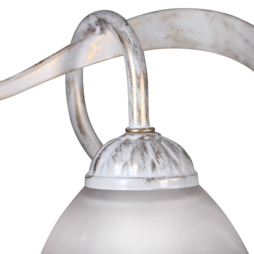 Люстра подвесная большая 5 плафонов белая S3147-5