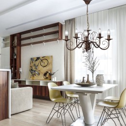 Люстра Петрасвет S1024-5, 5хЕ14 макс. 60Вт