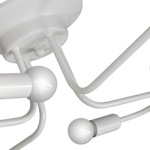 Люстра потолочная белая в стиле лофт лофт S2402-4