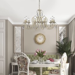 Люстра Петрасвет S1253-10, 10хЕ14 макс. 60Вт