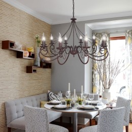 Люстра Петрасвет S1256-10, 10хЕ14 макс. 60Вт