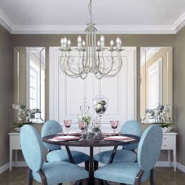 Люстра Петрасвет S1063-10, 10хЕ14 макс. 60Вт