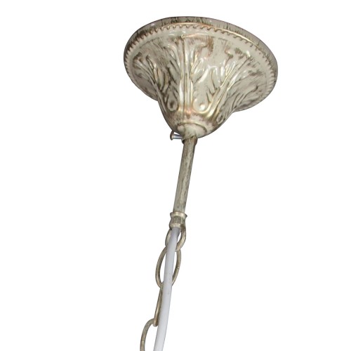 Люстра хрустальная подвесная 4 лампы бежевая S2492-4