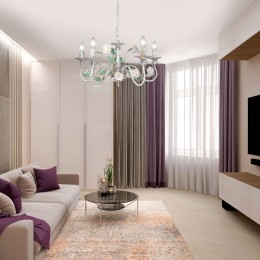 Люстра Петрасвет S1230-5, 5хЕ14 макс. 60Вт