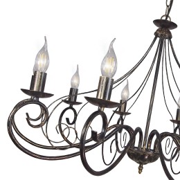 Люстра Петрасвет S1236-10, 10хЕ14 макс. 60Вт