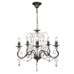 Люстра Петрасвет S8062-5, 5хЕ14 макс. 60Вт