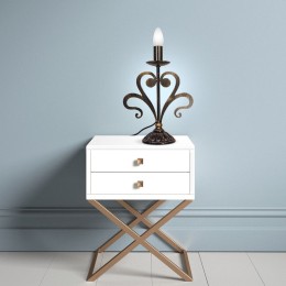 Настольная лампа Петрасвет S5111-1, 1хЕ14 макс. 60Вт