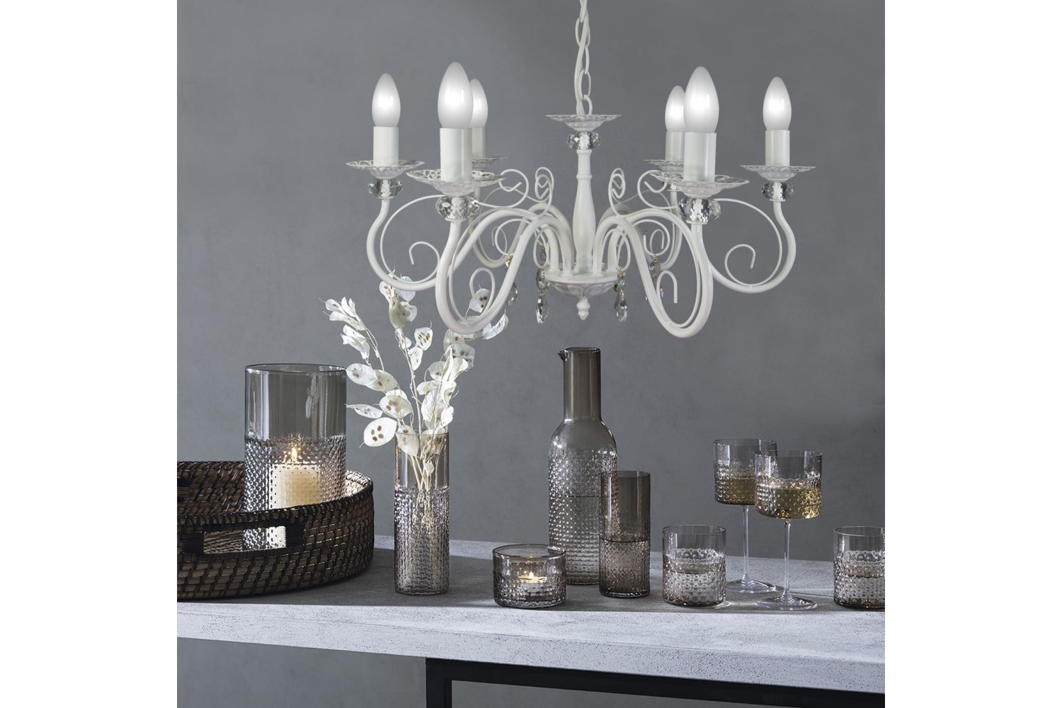 Подвесная люстра белая купить на кухню